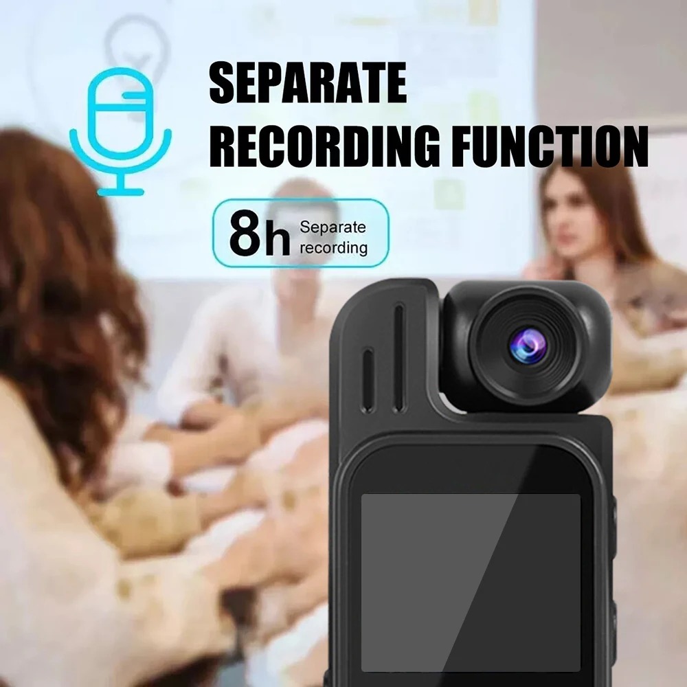 Mini Body Camera 1080P HD Sports Camera Infrared Night Vision Digital Video Recorder 1.3 Inch Bodycam Police Small Camcorder - Image 3