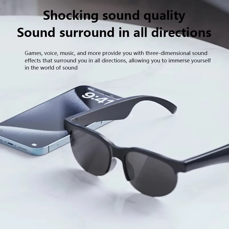 Lenovo Smart Glasses 2026 New AI Translation Bluetooth Conversation Recording Listening To Music Men Women Smart Sunglasses - Image 7